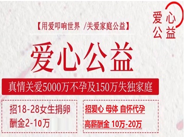 顺德捐卵助孕生子 爱心志愿者招募